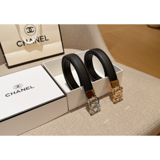Chanel leather belt
